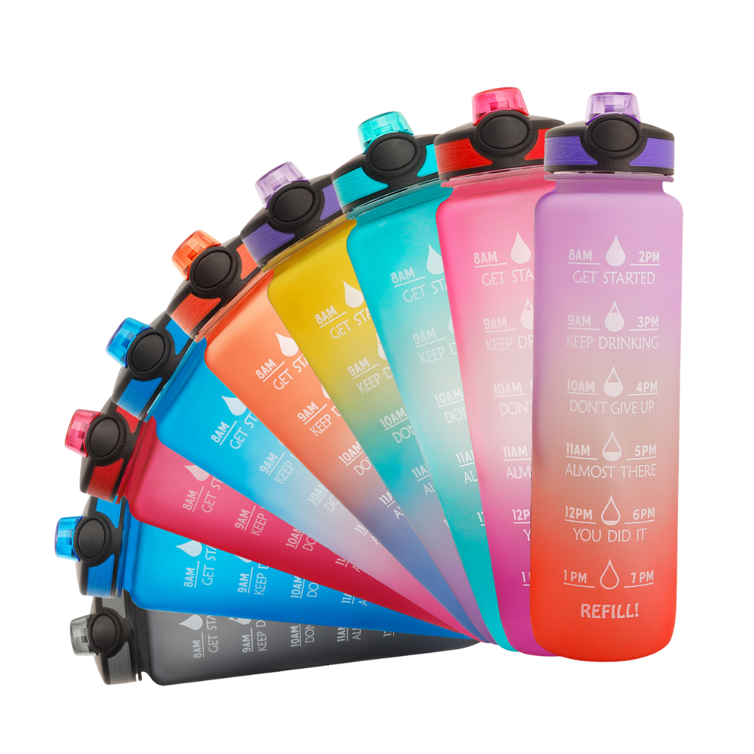 Waterfles met tijdmarkeringen – HydraHero
