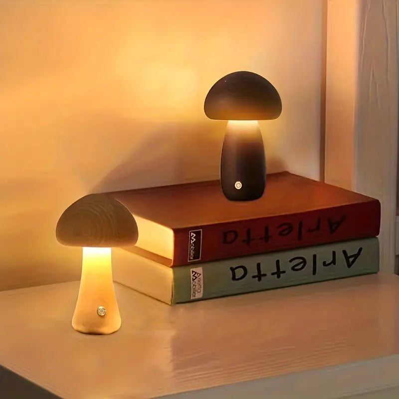 Mushglow | Unieke draadloze paddenstoel lamp