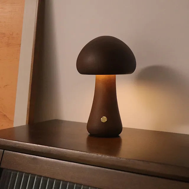 Mushglow | Unieke draadloze paddenstoel lamp