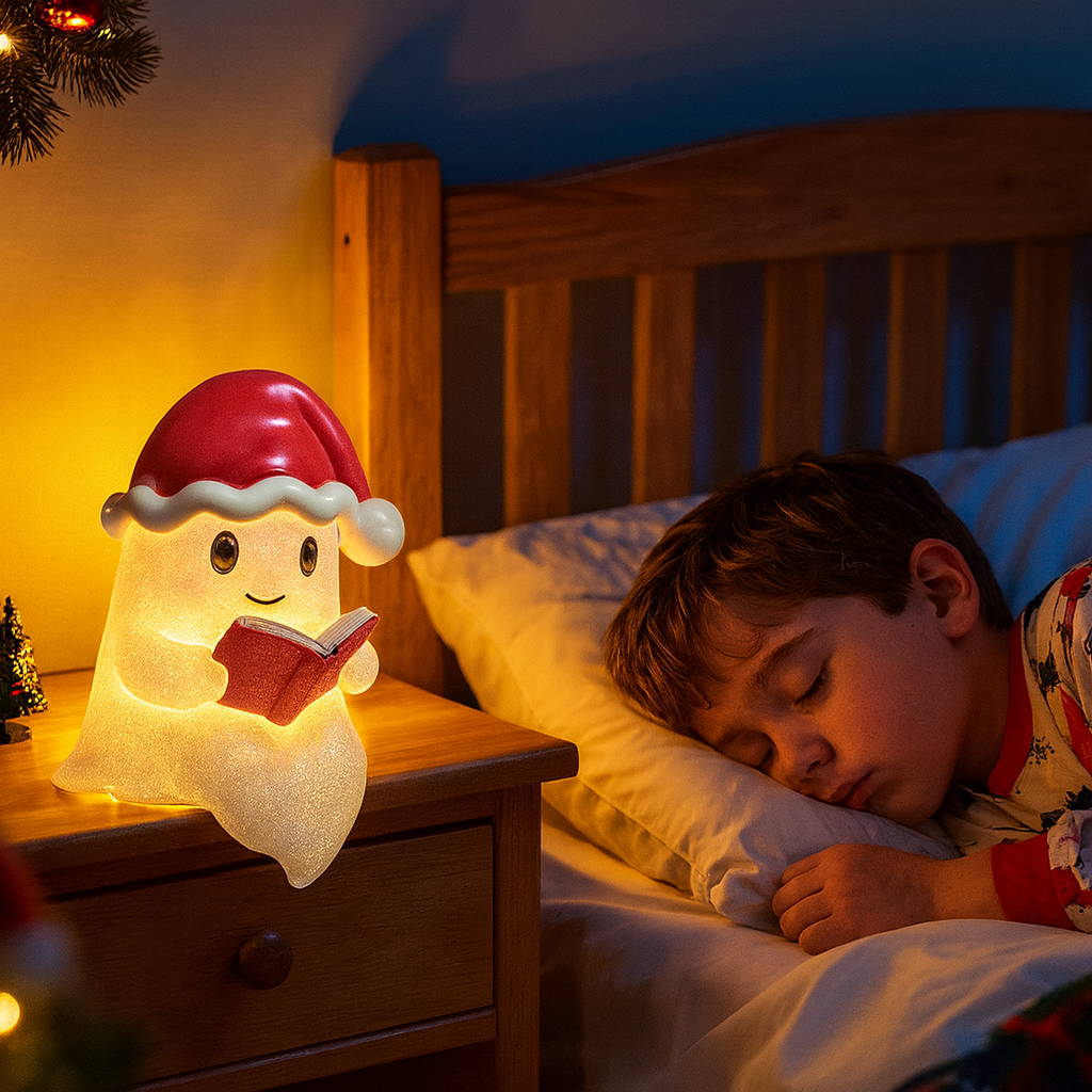 GhostGlow | Kerstgeest Warmlicht Decoratie voor Feestelijke Decoratie
