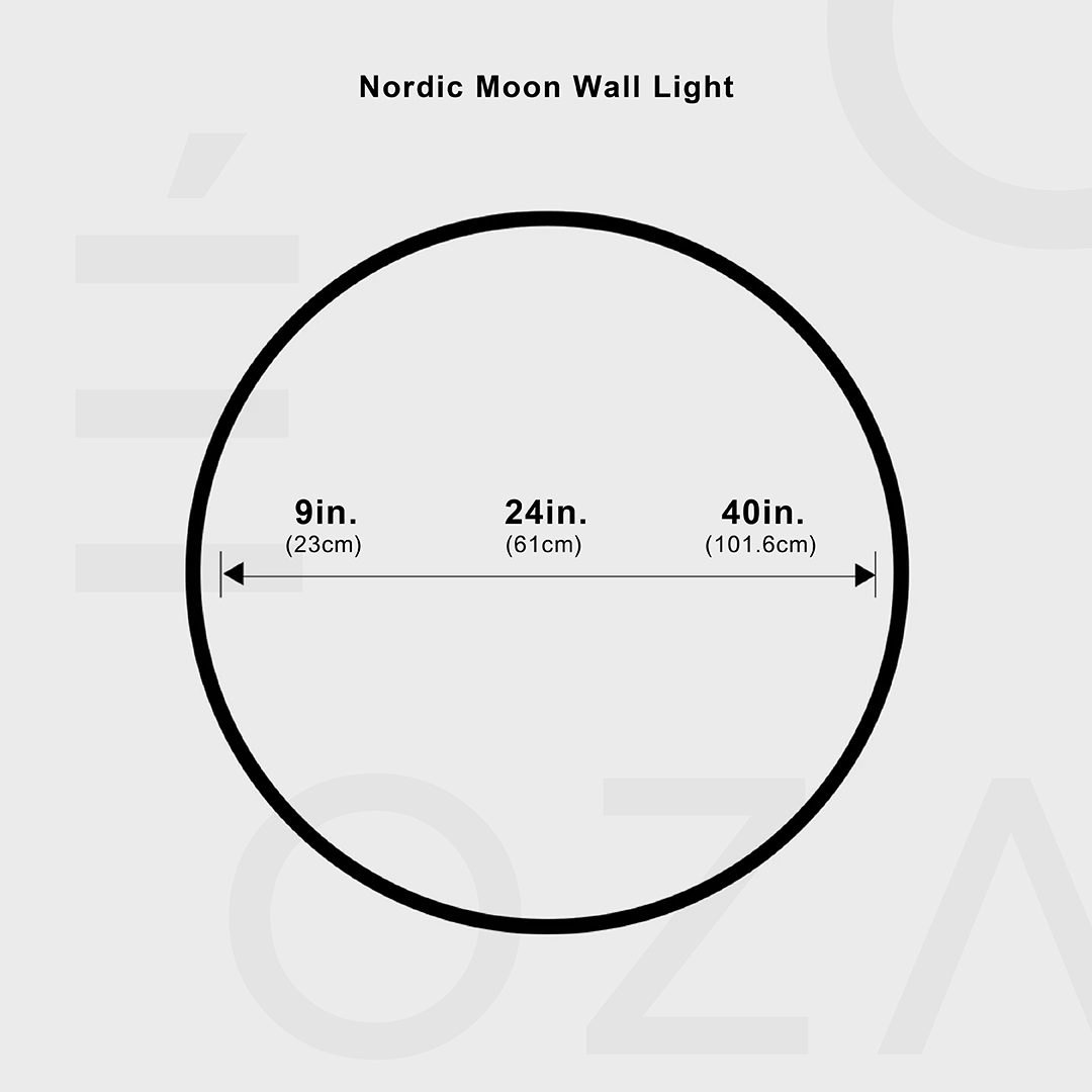 Noordse Maan Wandlamp