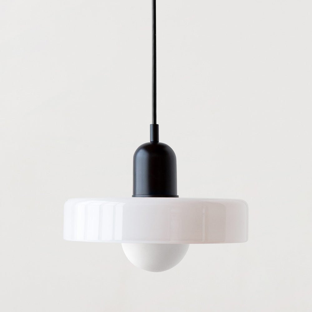 Bauhaus Gekleurde Glazen Hanglamp voor Moderne Interieurs