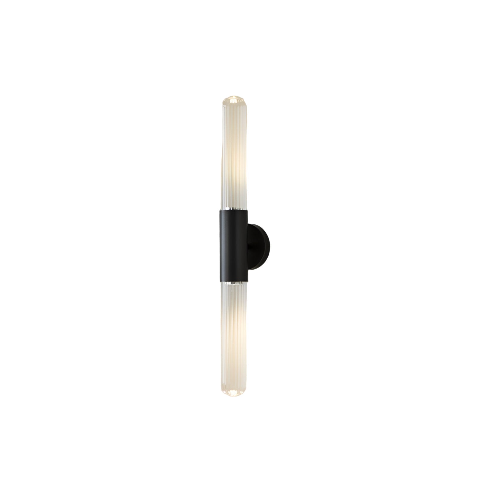 Nordic Water-Ripple Glas Messing Wandlamp LED 1-Licht