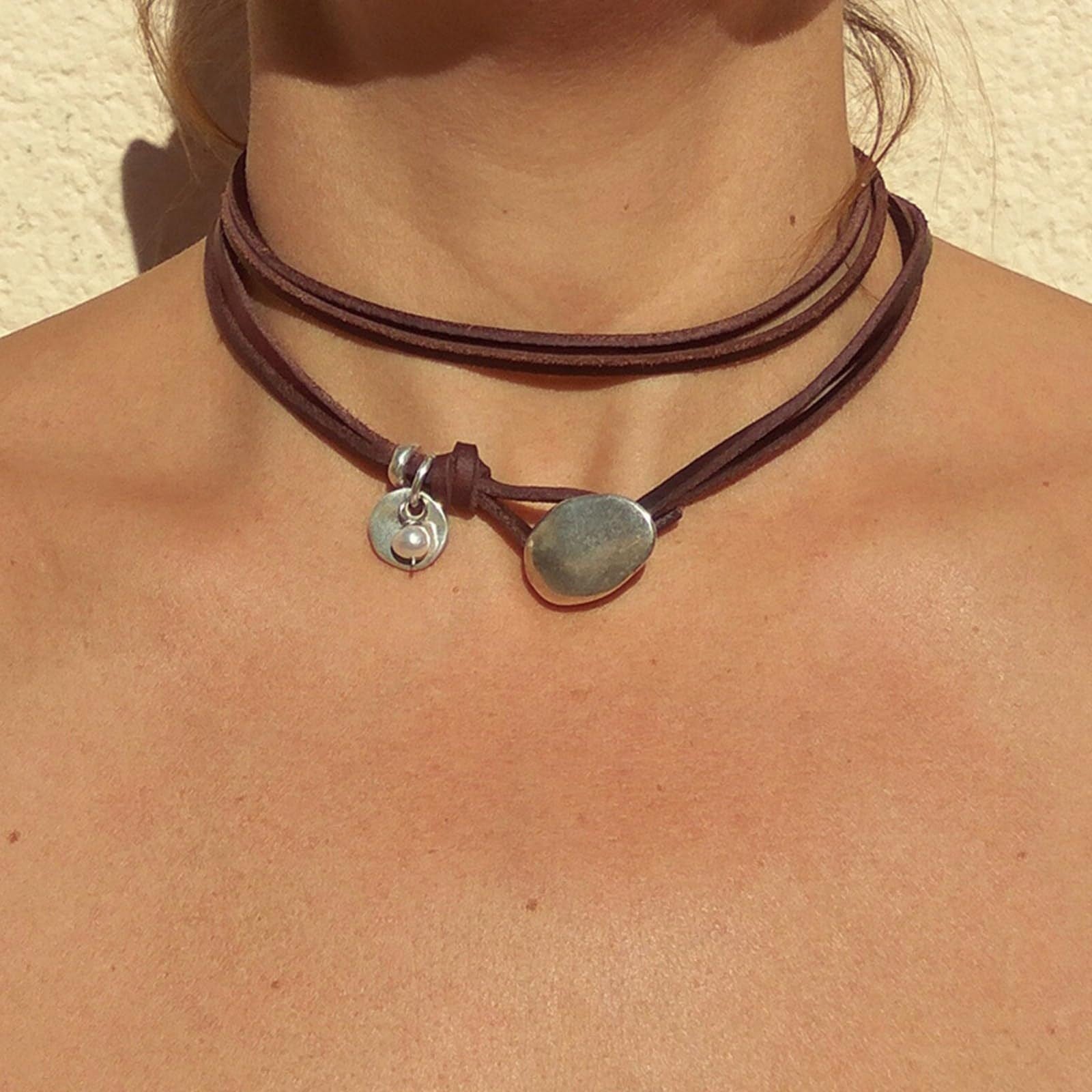 Handgemaakte Vintage Halsketting
