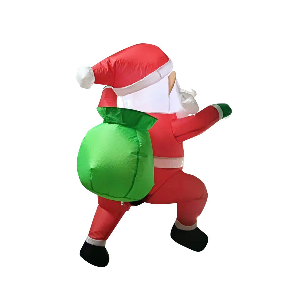 Opblaasbare Kerstman op IJsbeer met LED-verlichting – Kerstdecoratie voor Buiten