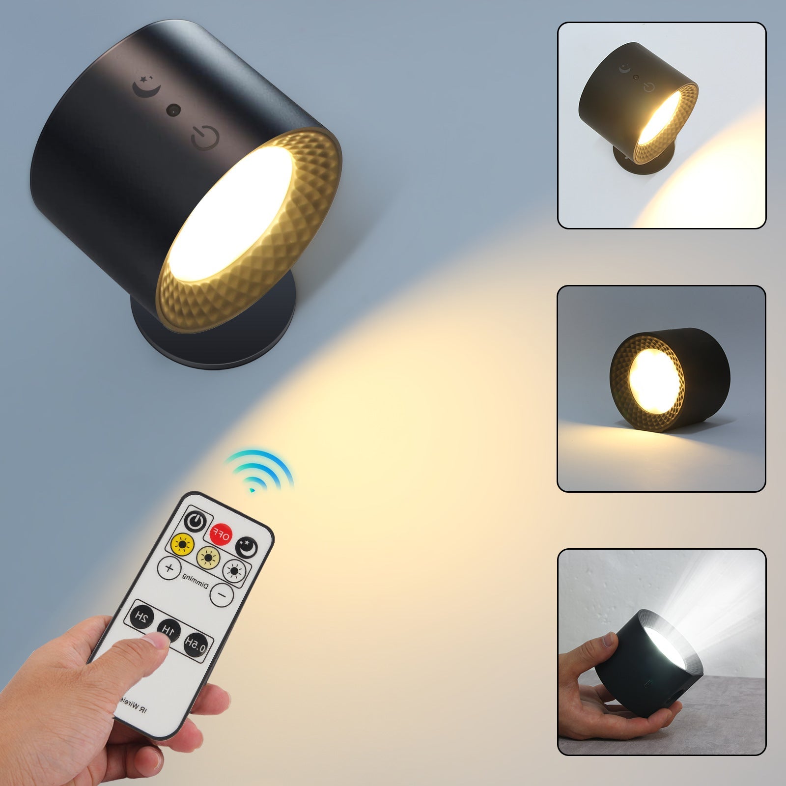 LED 360° Wandlamp