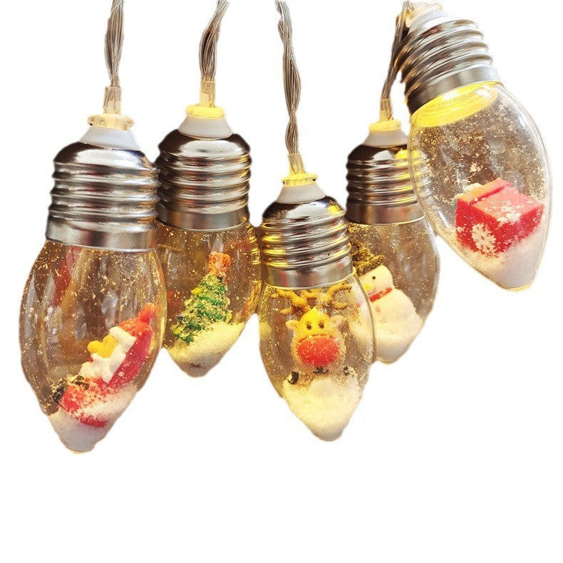 LED Kerstverlichting met Kerstfiguren – Decoratieve Lichtslinger voor de Kerstboom