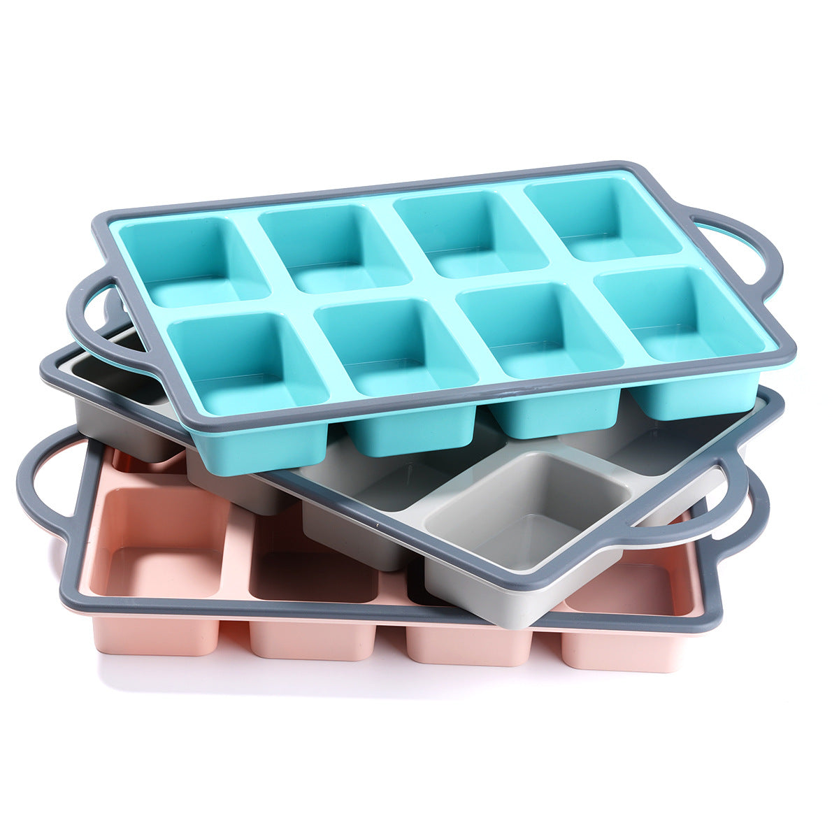 Multifunctionele Siliconen Bakvorm met Handgrepen – Flexibele Bakvorm voor Taarten en Gebak