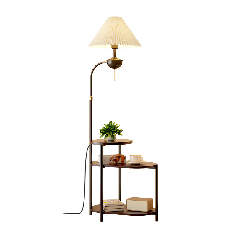 Vloerlamp met Bijzettafel – Ruimtebesparende Designlamp voor de Woonkamer