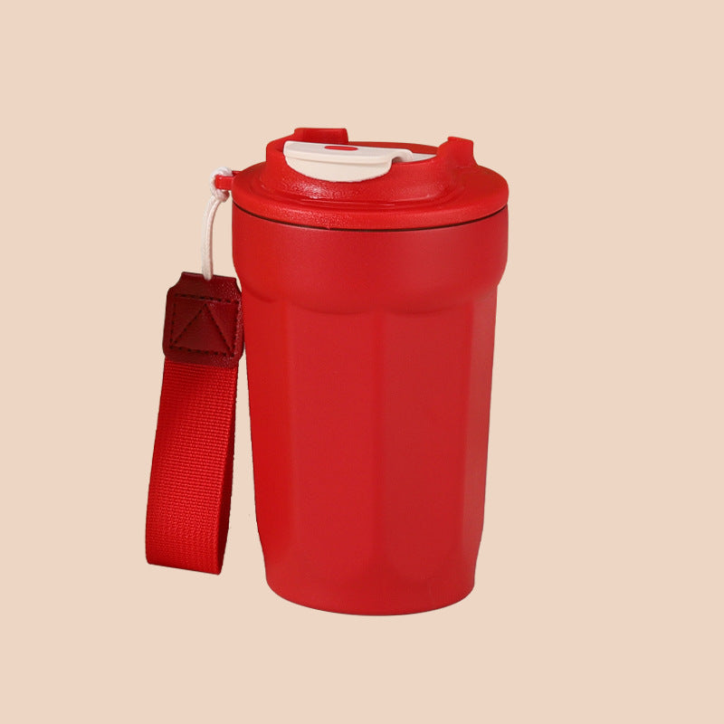 Thermosbeker voor Onderweg – Dubbelwandige Geïsoleerde Reisdrinkbeker