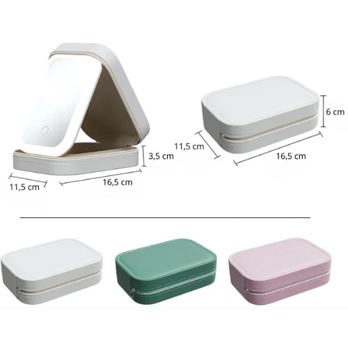 GlamGlow | Stijlvol LED-reistasje voor schoonheid