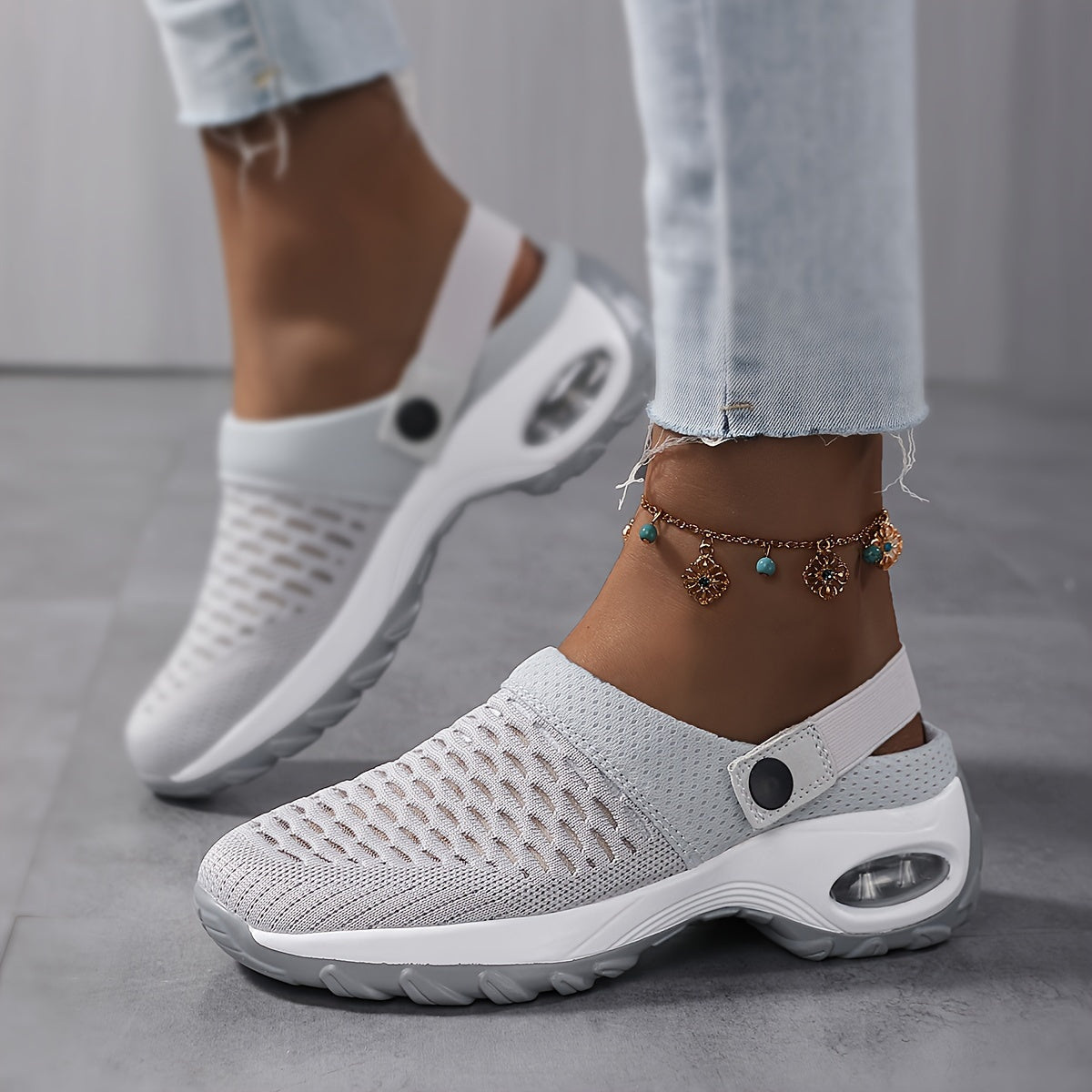Orthopedische Clogs Dames Mesh | Luchtkussen-demping | Antislip Slippers | Airova