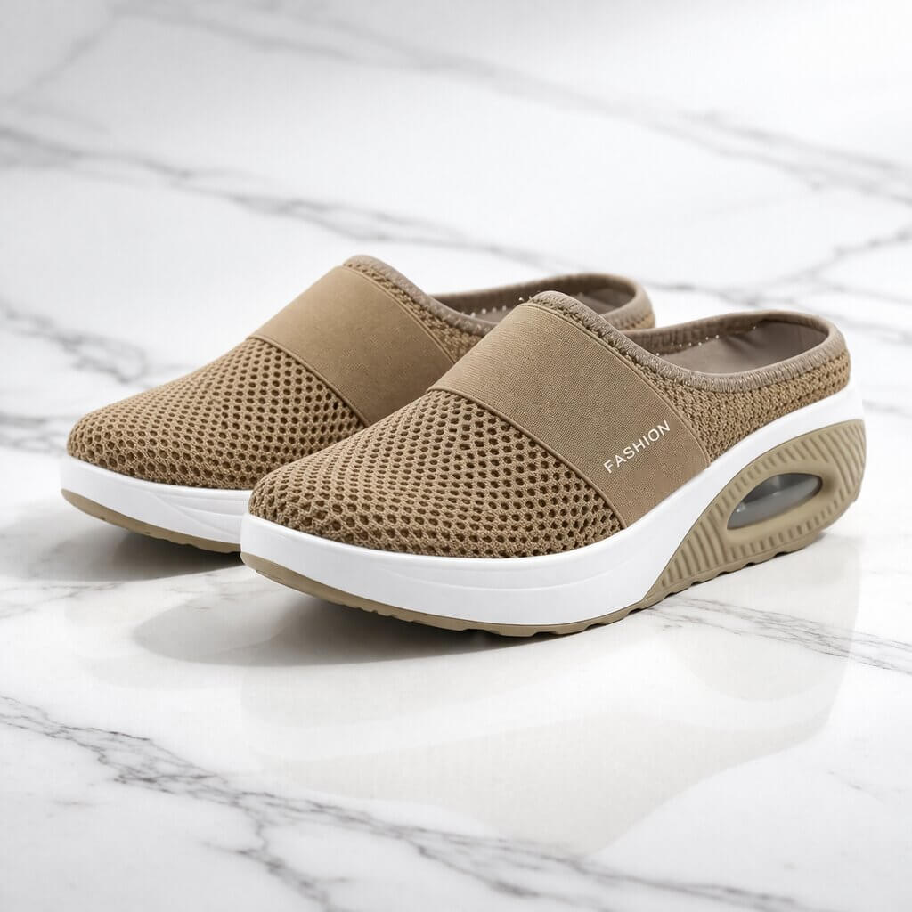 Orthopedische Huisschoenen | Eenvoudig instappen | Ademend Mesh | HomeStep