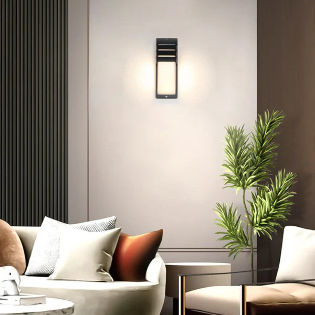 Buitenwandlamp met bewegingssensor – Waterdichte LED-buitenwandlamp voor tuin en terras