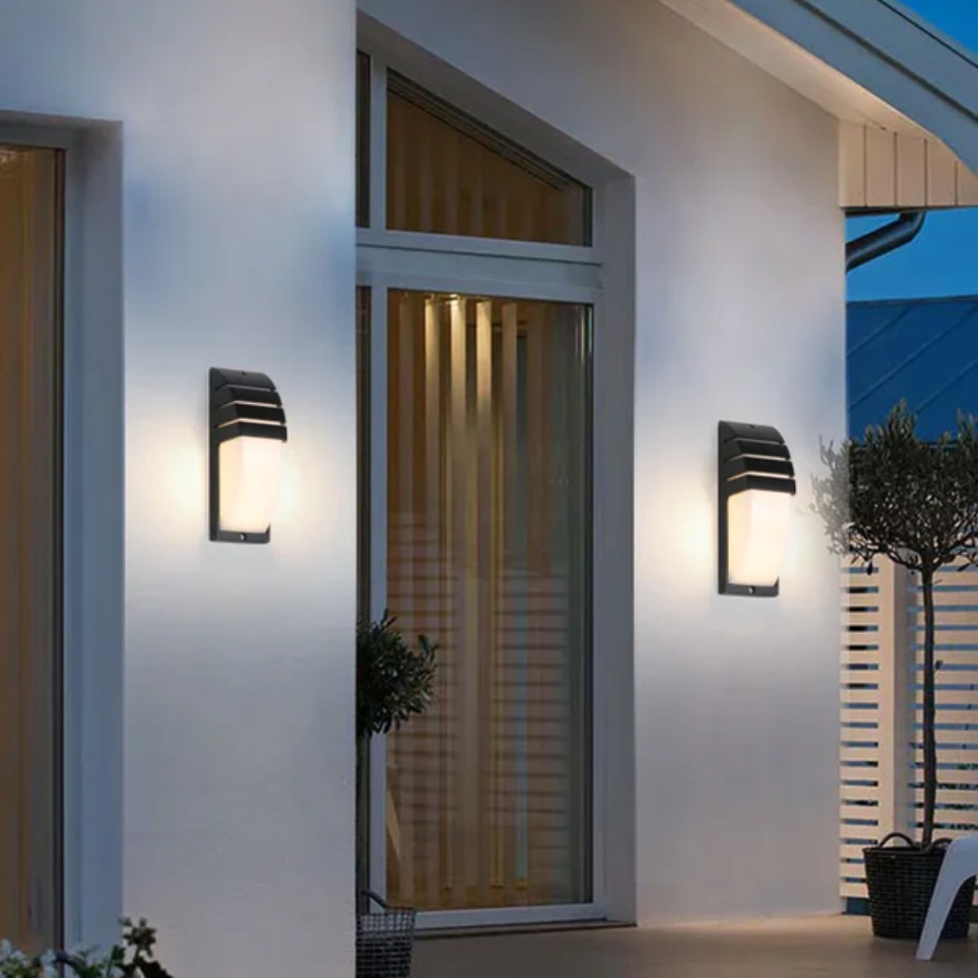 Buitenwandlamp met bewegingssensor – Waterdichte LED-buitenwandlamp voor tuin en terras