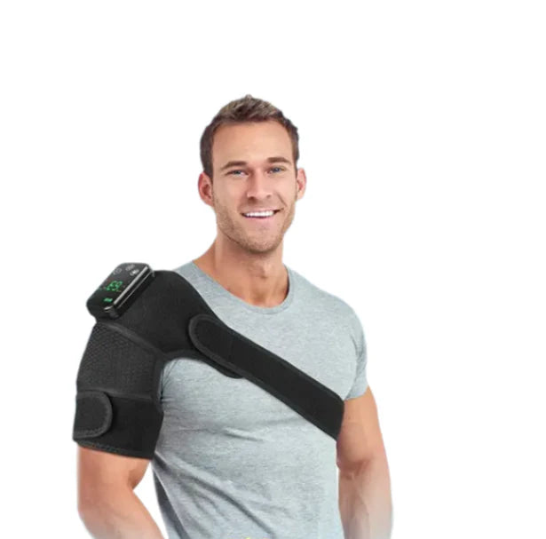LuxuraTherm Luxe Verwarmde Schouderbrace | Comfortabele en effectieve ondersteuning voor pijnverlichting
