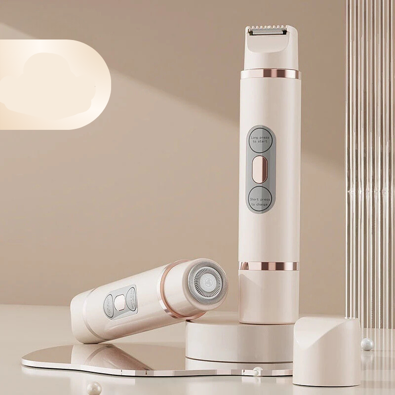Dames Pijnloze Scheerapparaat – Elektrische Ontharingsshaver voor Gezicht, Oksels en Bikinilijn