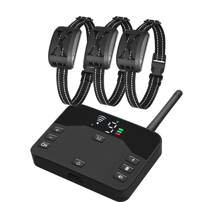 FidoFence Pro Geavanceerd Draadloos Hondenomheining Systeem Met Halsband, 9–240 Meter
