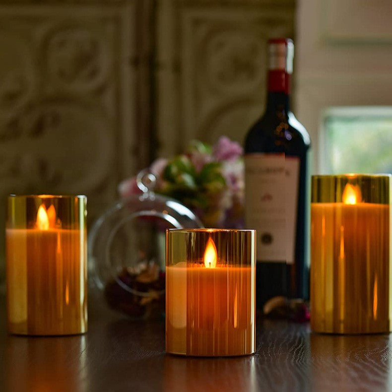 LuxeLumen LED Kaarsenset | Elegante LED kaarsen met afstandsbediening voor sfeervolle ambiance