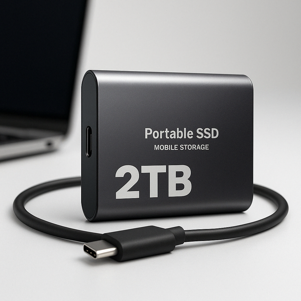 DataSprint Externe SSD 2TB – Snelle USB-C opslag tot 1050 MB/s