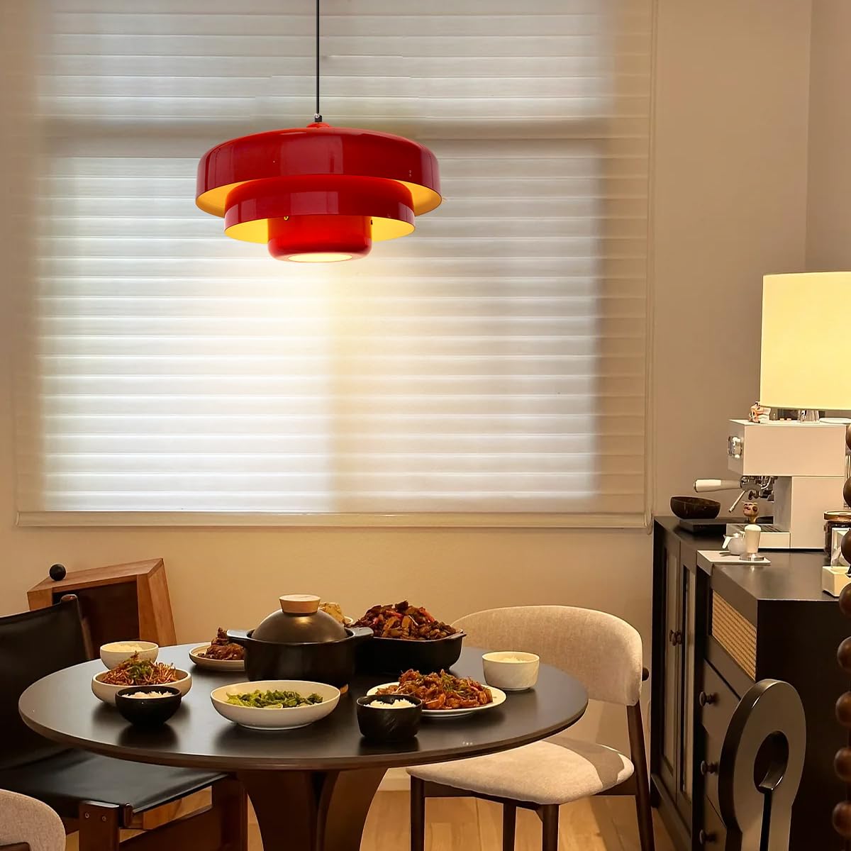 Scandinavische Glazen Hanglamp voor Moderne Woondecoratie