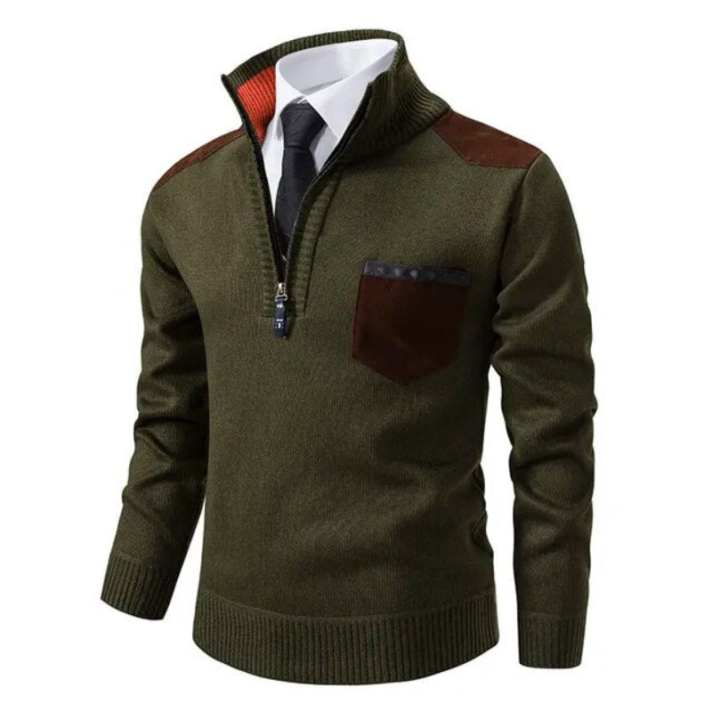 Herfst Luxe Kasjmier Herenpullover - Archer