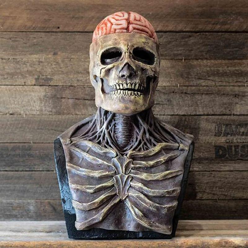 Halloween Skeletmasker met Hersen Detail