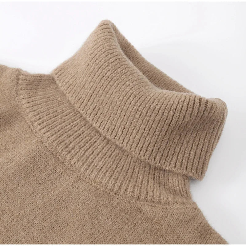 Elegante Dames Rollkragenpullover Elayna – Zachte warme rollkragen met luxueuze snit