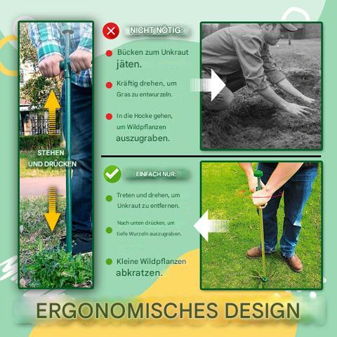 RootVanish™ Staande Plant Wortelverwijderaar voor Effectieve Wortelverwijdering