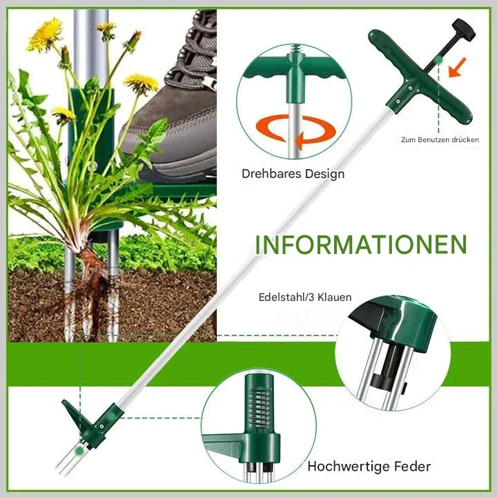 RootVanish™ Staande Plant Wortelverwijderaar voor Effectieve Wortelverwijdering