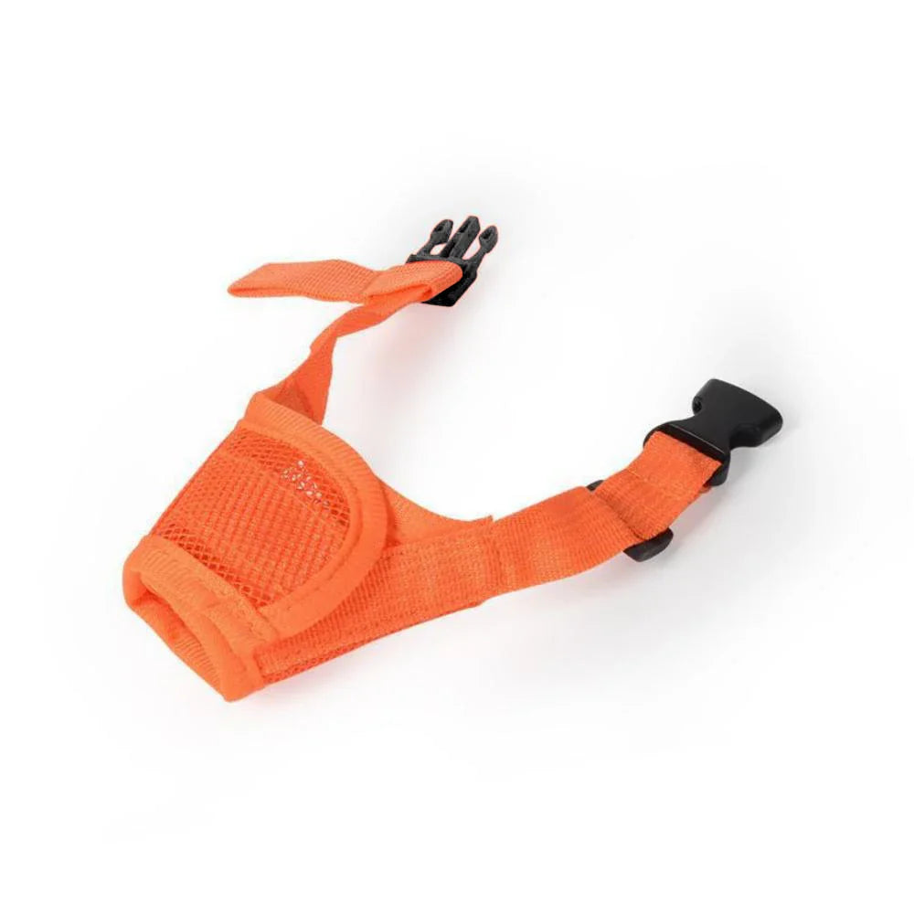 BellStop+ | Ademend Hondenmondkapje | Verstelbaar Nylon Mondkapje | Anti-Blaf & Anti-Bijt Bescherming | S-XL Maten