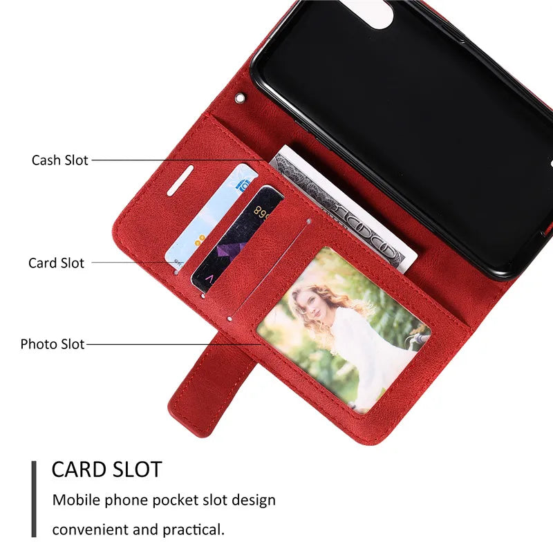 Flip Magnetisch Leren Hoesje voor Samsung Galaxy A Series