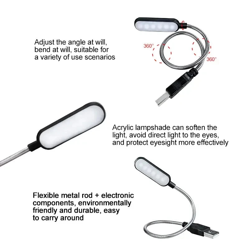 USB LED Leeslamp – Compact Licht voor Noodsituaties