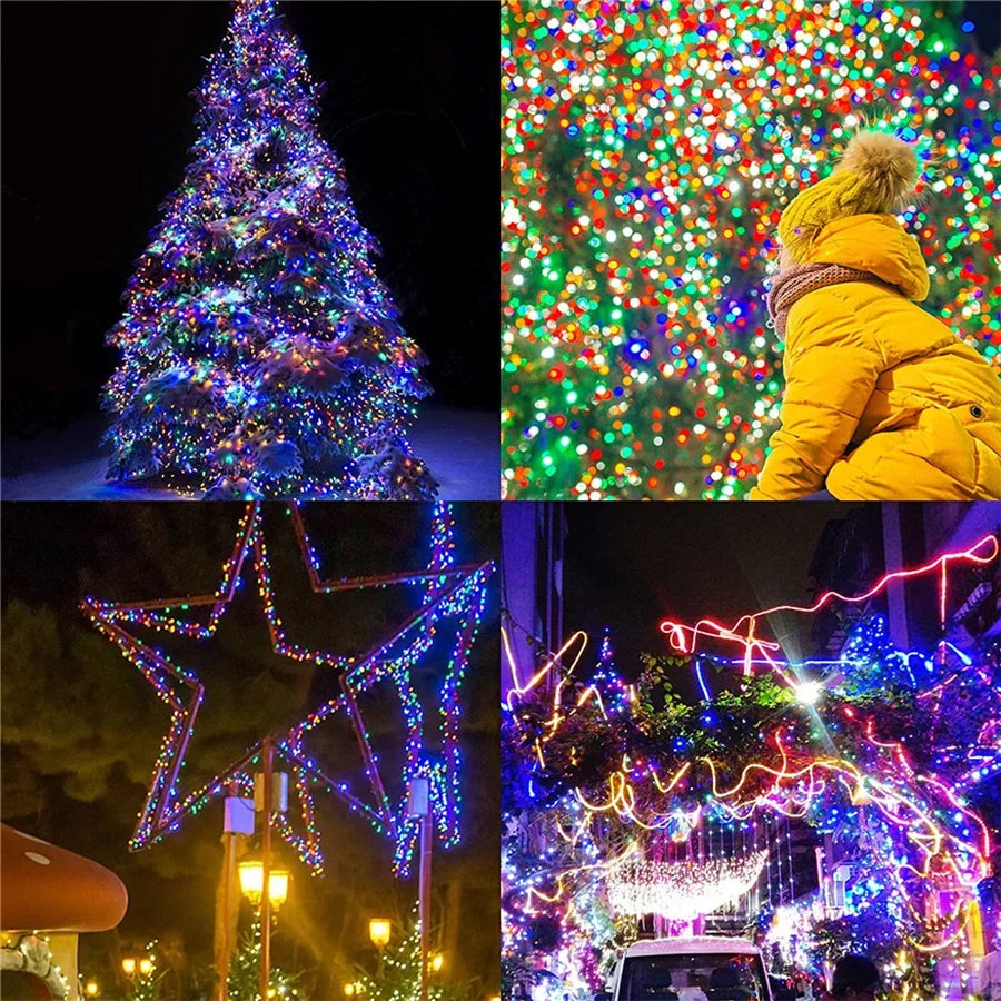 Waterdichte LED Kerstverlichting voor Buiten – Lichtslinger voor Tuin & Terras
