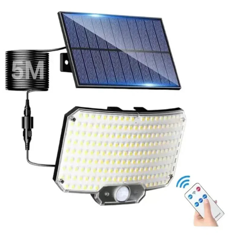 Zonne-energie Buitenlamp met Bewegingssensor – Veiligheid bij Crisis