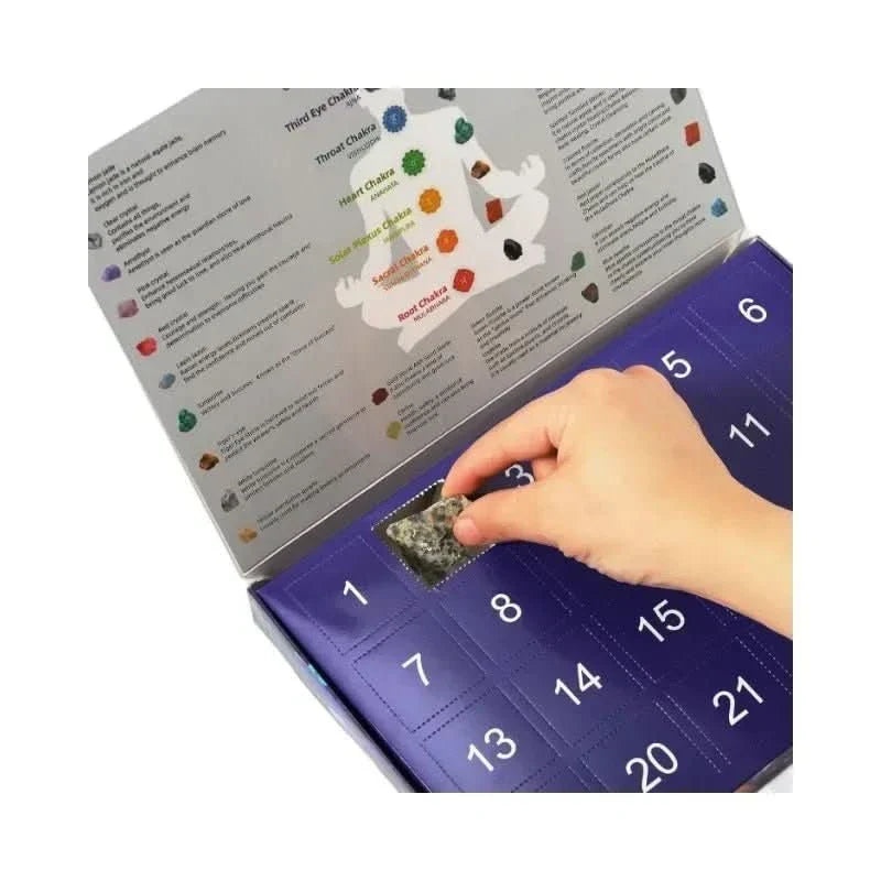 Edelstenen Adventskalender 2026 – 24 Echte Edelstenen voor Kinderen