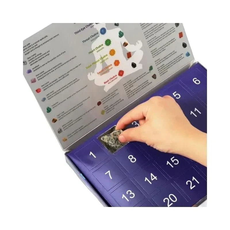 Edelstenen Adventskalender – 24 Echte Kristallen voor Kinderen