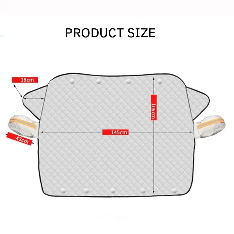 Magnetisch FrostGuard-sneeuwschild voor auto's | Voorruitbescherming voor alle seizoenen