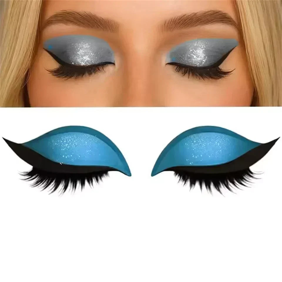 Oogmake-up Sticker | Directe Glam-Look in seconden | Herbruikbaar, waterdicht & aanpasbaar aan elke oogvorm