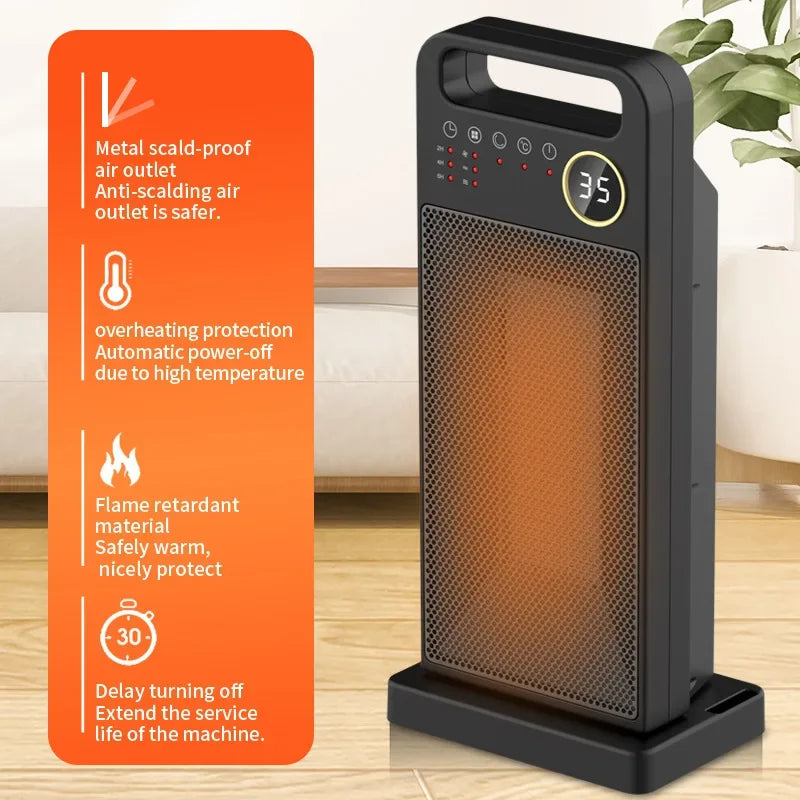 2000W Elektrische Verwarming met Afstandsbediening en Touchscreen