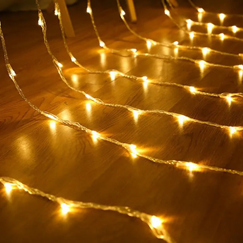 LED Kerstgordijnverlichting met Kleurwissel – Decoratieve Lichtjes voor Raam en Muur