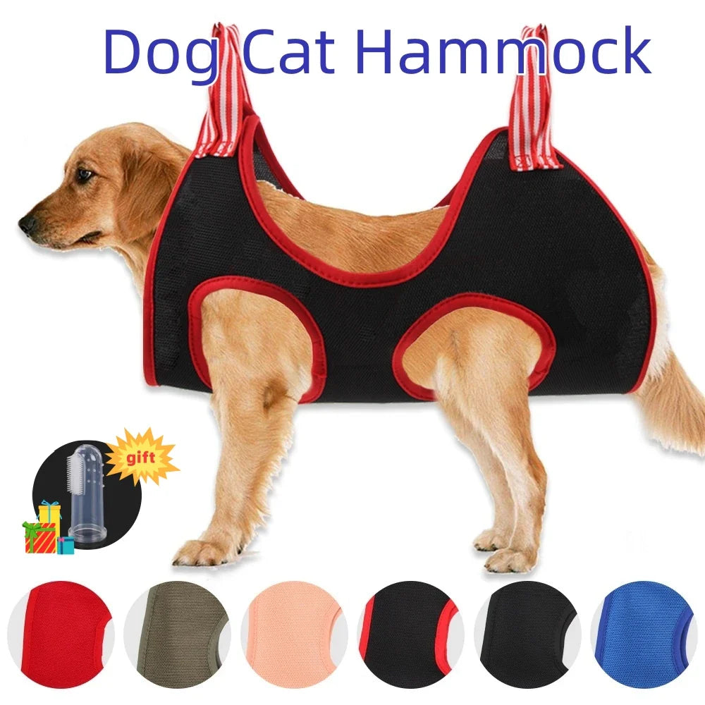 Verzorgingshangmat GroomiRest voor Honden & Katten | Krabbescherming voor Bad en Nagels Knippen | Ademend & Stevig | incl. 2 Haken