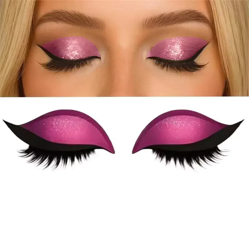 Oogmake-up Sticker | Directe Glam-Look in seconden | Herbruikbaar, waterdicht & aanpasbaar aan elke oogvorm