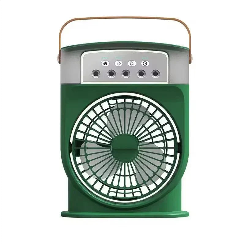 Draagbare Luchtkoeler Ventilator met Luchtbevochtiger en LED Nachtlampje