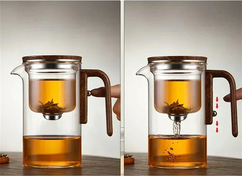 TeaFlow – Stijlvolle Theepot met eenvoudige magnetische waterregeling