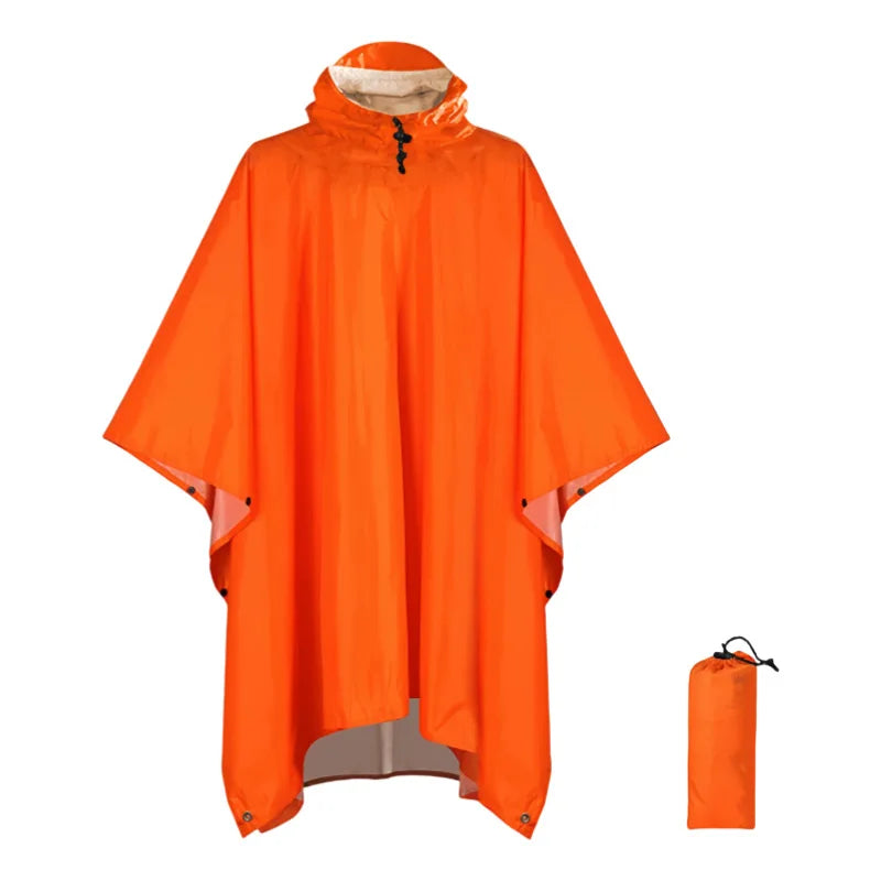Heren Regenponcho – Waterdicht, Winddicht en Opvouwbaar voor Outdoor