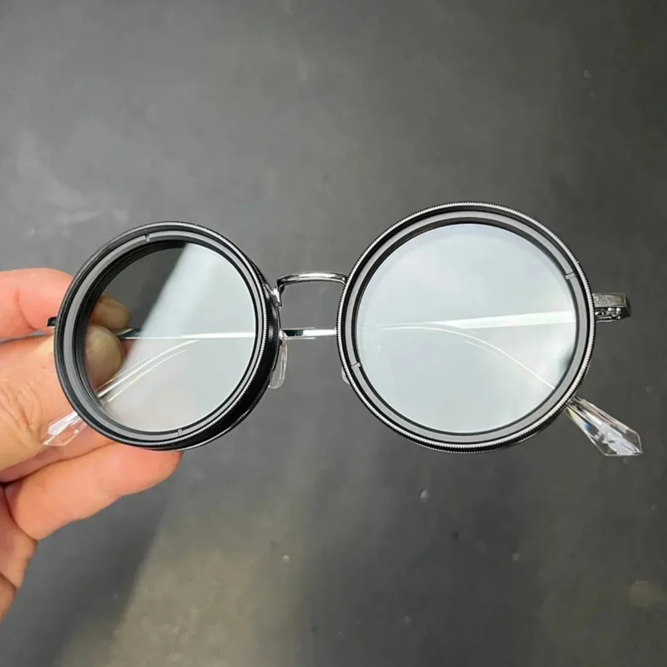 ShadowSunglasses | Zonnebrillen met Zwarte Lenzen Stijlvolle UV-bescherming Mode