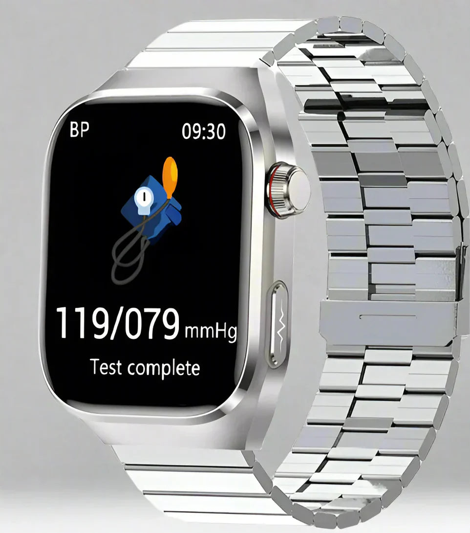 Maxwell Health Smartwatch – Bloedglucose, Urinezuur, EKG+PPG en Bluetooth-oproep
