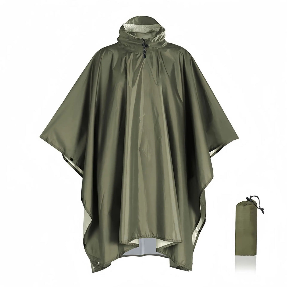 Heren Regenponcho – Waterdicht, Winddicht en Opvouwbaar voor Outdoor