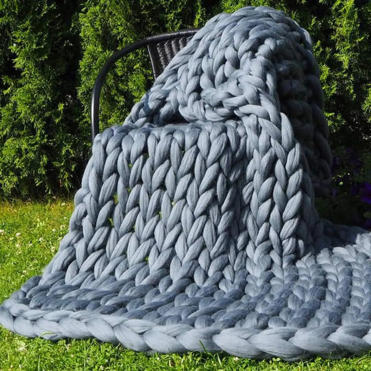 Chunky Gebreide Deken – Extra Zachte, Warme Plaid voor Bank en Bed